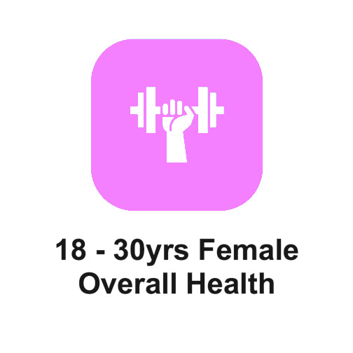 18 - 30yrs Female Overall Health