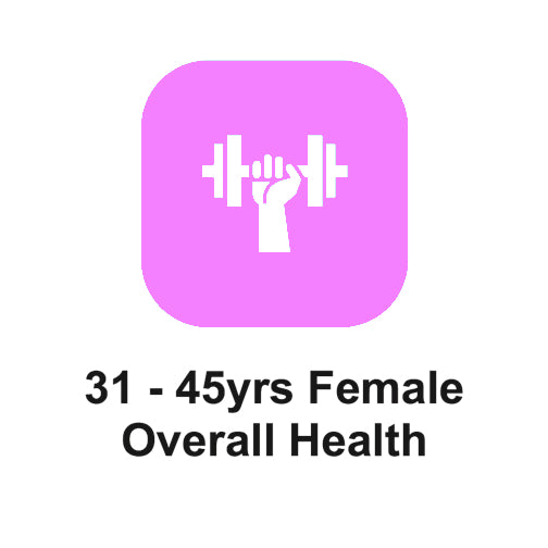 31 - 45yrs Female Overall Health