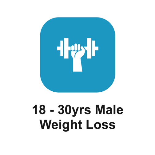 18 - 30yrs Male Weight Loss