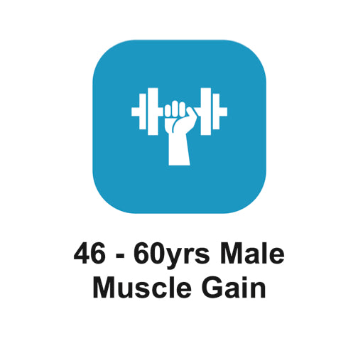 46 - 60yrs Male Muscle Gain